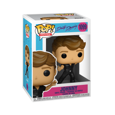 Figura Funko Pop! vinil Johnny do filme Dirty Dancing na embalagem