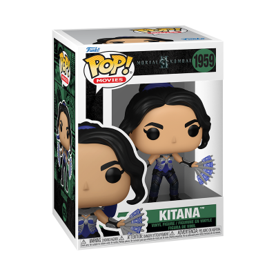 Figura Funko Pop! Kitana Mortal Kombat em embalagem