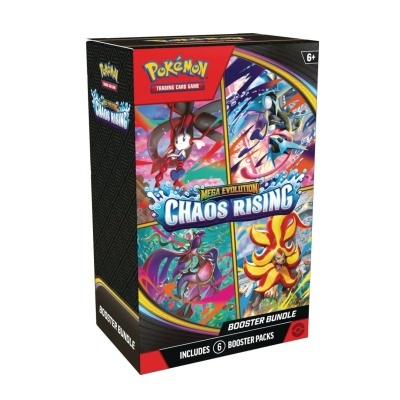 Embalagem Pokémon Trading Card Game Chaos Rising Booster Bundle