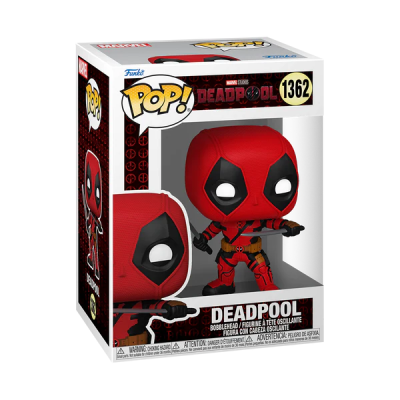 Figura Funko Pop! Deadpool número 1362 em embalagem com janela