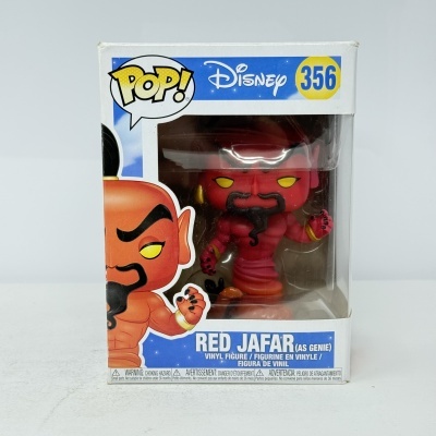 Figura vinil Pop! Disney Red Jafar nº 356 em embalagem