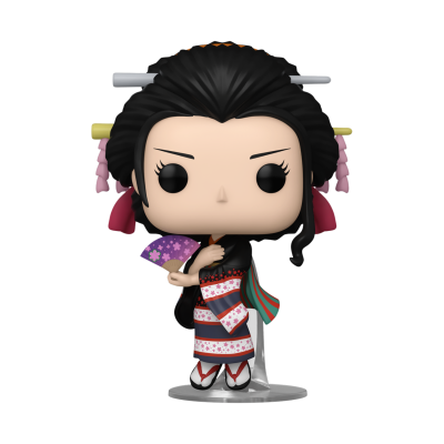 Figura Funko Pop de mulher vestida com quimono e leque