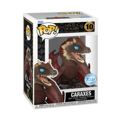 Funko Pop! Caraxes de House of the Dragon, nº 10, figura de vinil na caixa