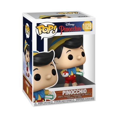 Figura Funko Pop! de Pinocchio em caixa de vinil