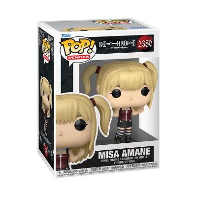 Figura Funko Pop de vinil Misa Amane na embalagem