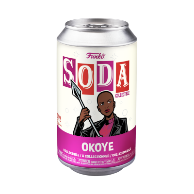 Lata Funko Soda coletável com personagem Okoye