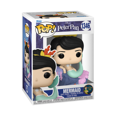 Figura Funko Pop! da Sereia Disney Peter Pan Nº 1346 numa caixa com janela