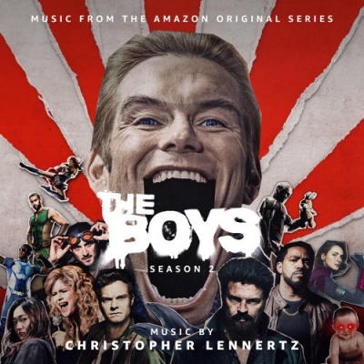 Capa do álbum 'The Boys Season 2' com personagens e texto promocional
