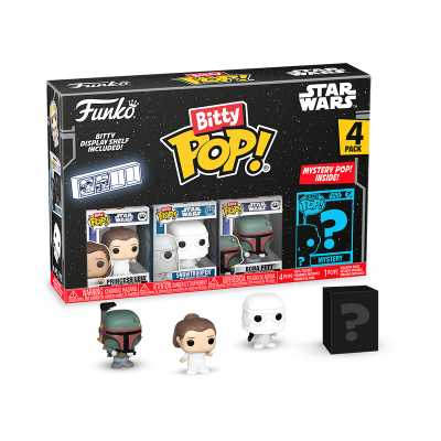 Pack de 4 figuras Funko Pop! Bitty Star Wars