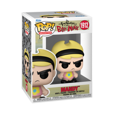 Figura Funko Pop! de Mandy da série The Grim Adventures of Billy & Mandy em caixa
