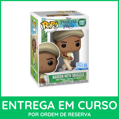 Funko Pop Naveen com ukulele em caixa
