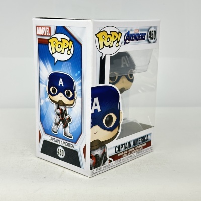 Figura Funko Pop! Captain America Marvel Avengers nº450 em caixa