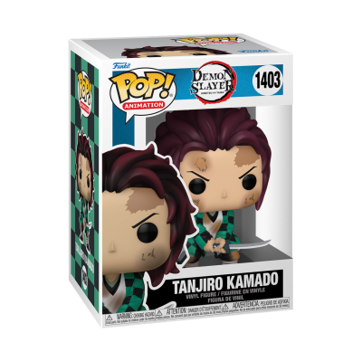 Figura Funko Pop! Tanjiro Kamado Demon Slayer na embalagem