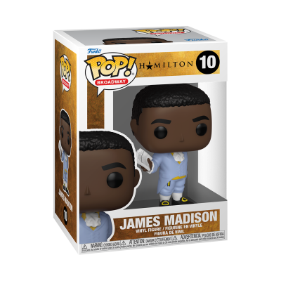 Funko Pop! de James Madison em caixa de embalagem