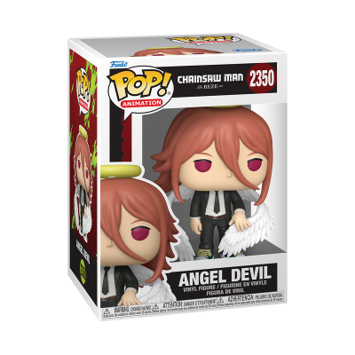 Funko Pop Animation Angel Devil Chainsaw Man número 2350 em embalagem