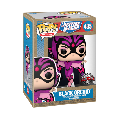 Funko Pop! Black Orchid da Justice League em embalagem