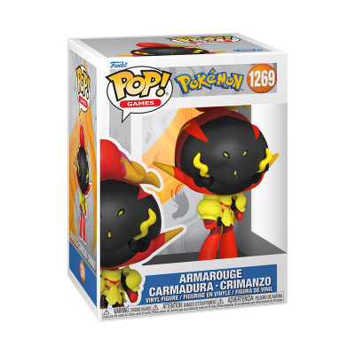 Figura Funko POP! em vinil Armarouge Pokémon número 1269 na embalagem