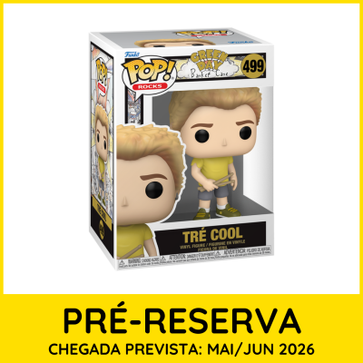 Figura Funko Pop! Rocks Tré Cool da banda Green Day na embalagem