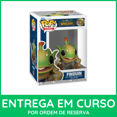 Figura Funko Pop! Finduin em caixa de plástico transparente de vinil World of Warcraft