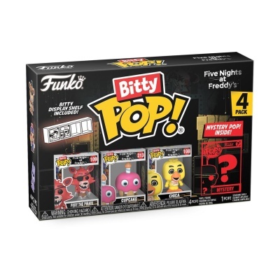 Caixa Funko POP! Bitty Five Nights at Freddy's com 4 figuras incluindo figura surpresa