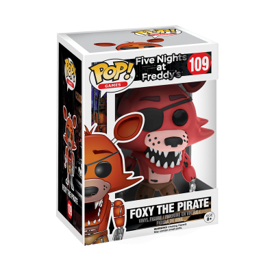Funko Pop Foxy the Pirate Five Nights at Freddy's na embalagem