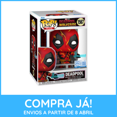 Figura Funko Pop! Deadpool Marvel Studios na caixa