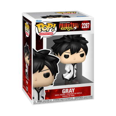Figura Funko Pop! Animation da personagem Gray da série Fairy Tail 100 Years Quest em caixa