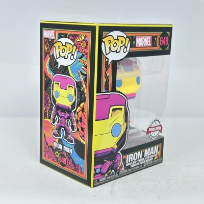 Embalaem de figura Pop! Marvel Iron Man especial edição