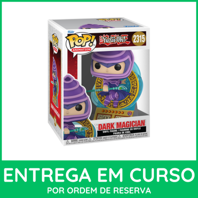 Figura Funko Pop Animation Dark Magician em embalagem