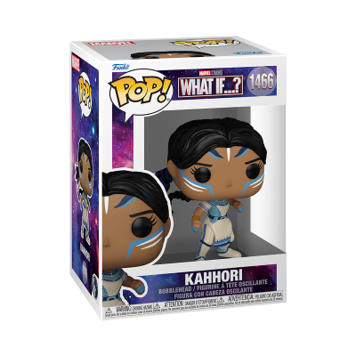Boneco Funko Pop! Kahhori Marvel Studios What If...? na caixa