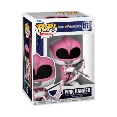 Figura Funko Pop! Pink Ranger, Power Rangers, número 1373, caixa original.