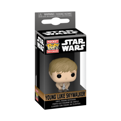 Chaveiro Young Luke Skywalker Star Wars em caixa preta