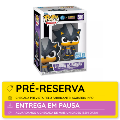 Boneco Funko Pop! Shadow as Batman na embalagem original
