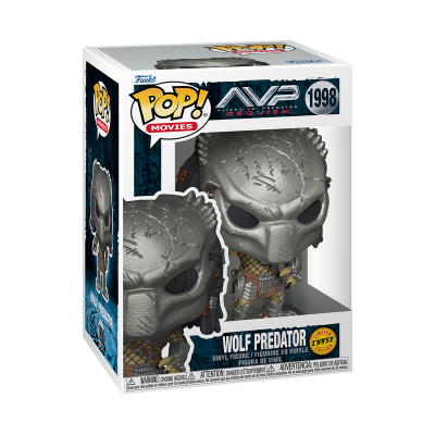 Figura de vinil Funko Pop! Wolf Predator na caixa