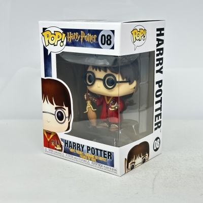 Figura de vinil Funko Pop! Harry Potter em caixa branca com janela transparente