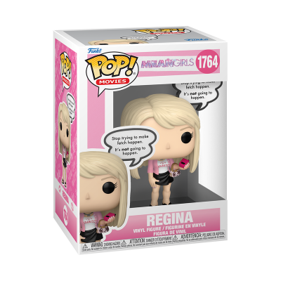 Figura POP! de Regina do filme Mean Girls em embalagem rosa e branca