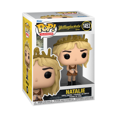 Boneco Funko Pop! Natalie da série Yellowjackets na sua embalagem