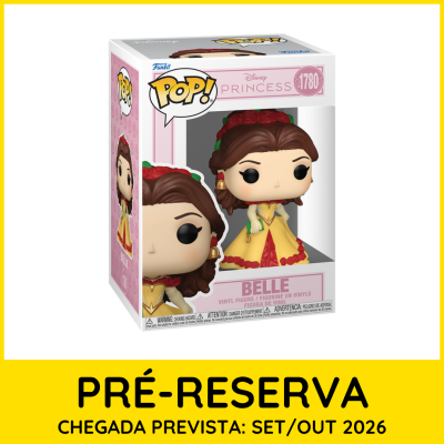 Figura de vinil Funko Pop! Disney Princess Belle na caixa