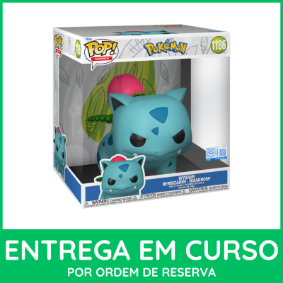 Boneco Funko Pop! Ivysaur da Pokémon em embalagem