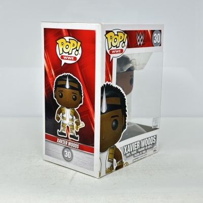 Embalagem Funko Pop! WWE número 30 com figura Xavier Woods