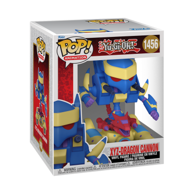 Boneco Funko Pop Animation XYZ-Dragon Cannon da série Yu-Gi-Oh! em caixa