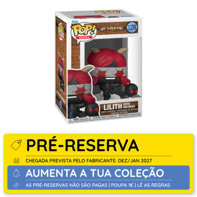 Funko Pop Lilith with Incubus vinil na caixa