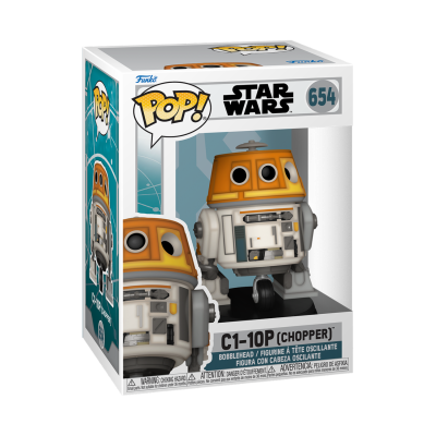 Figura Funko Pop! C1-10P (Chopper) Star Wars na caixa