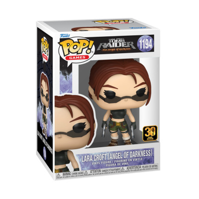 Figurina Funko Pop! Lara Croft Angel of Darkness em embalagem