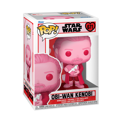 Figura POP! Obi-Wan Kenobi Star Wars na caixa.