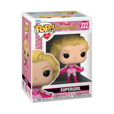 Figura Funko Pop! Supergirl DC Comics Bombshells na caixa