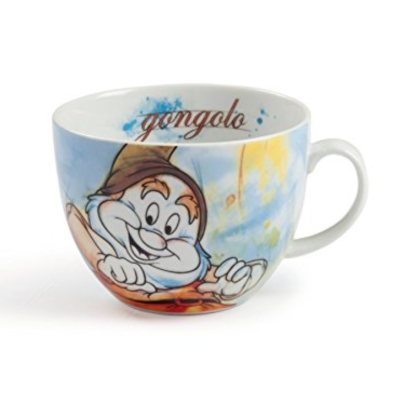 Caneca branca com imagem do personagem Zangado