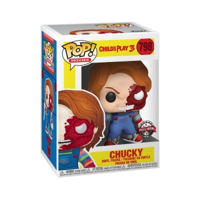 Boneco Funko Pop! Chucky Child's Play 3 número 798 em caixa