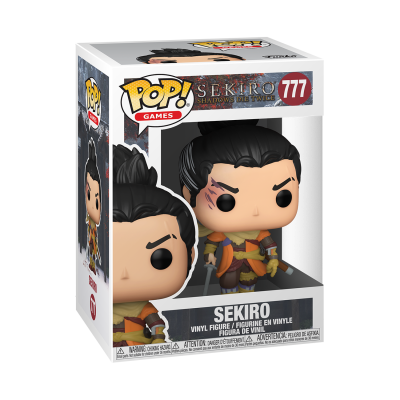 Figura Funko Pop Sekiro vinil na caixa