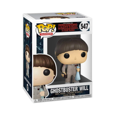 Figura Funko Pop! Ghostbuster Will da série Stranger Things na embalagem